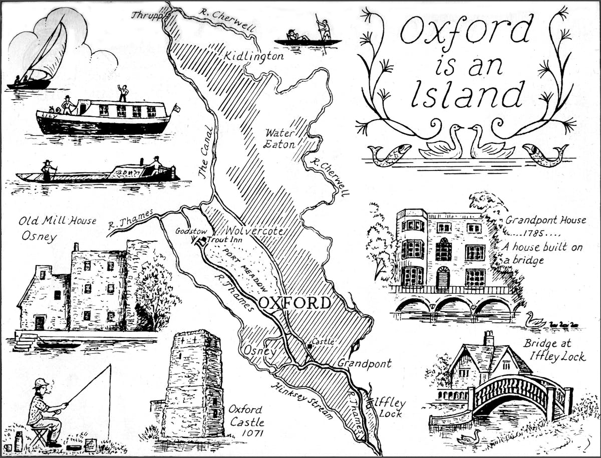 Оксфорд карта города